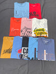 10 Pcs Branded Multicolor and Assorted T-Shirt