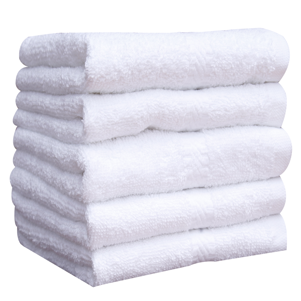 5 PCS White Baby Towel Baby Towel Livingtex