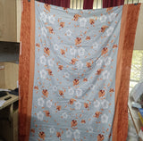 𝗦𝗸𝘆 𝗩𝗶𝗻𝗲𝘀 𝐊𝐢𝐧𝐠 𝐒𝐢𝐳𝐞 𝐁𝐞𝐝𝐬𝐡𝐞𝐞𝐭 (Twill Cotton)