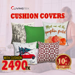 10 Pcs Cushion with Assorted Cushion Cover