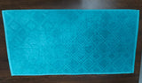 Geometric Diamond Hand Towel 50 x 100 CM (Turquoise)