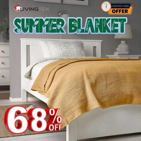 LIVINGTEX SUMMER BLANKET (Free Size AC Katha)