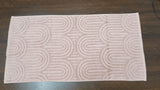 Boho Arch Textured Hand Towel 50 x 100 CM (Dusty Pink)