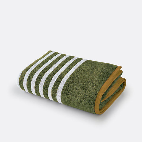 Bath Sheet  ( Olive Stripe )