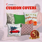 5 Pcs Cushion with Assorted Cushion Cover