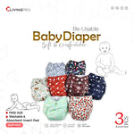 3 Pcs Assorted Baby Diaper Pants