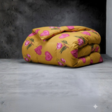Geometric Heart King Size Comforter