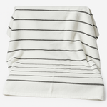 Luxury Bath Towel ( Grey Stripe )