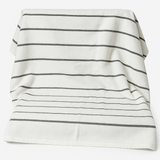 Luxury Bath Towel ( Grey Stripe )