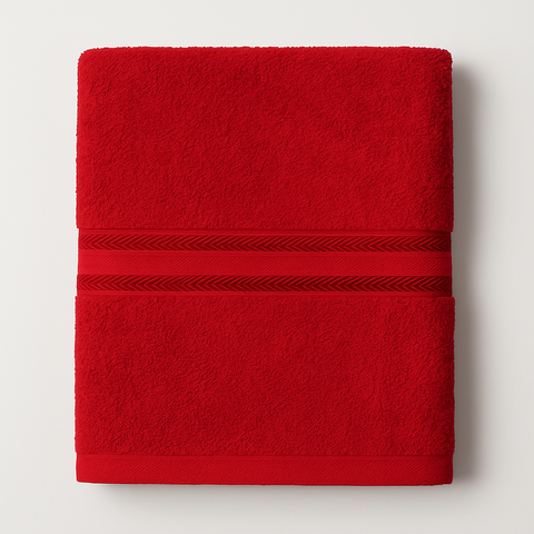 RED Bath Towel 70 X 140 CM