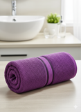 Purple Bath Towel 70 X 140 CM