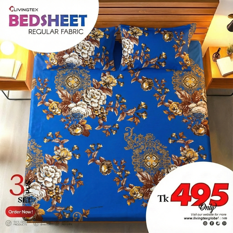 Regular Use King Size Cotton Bedsheet