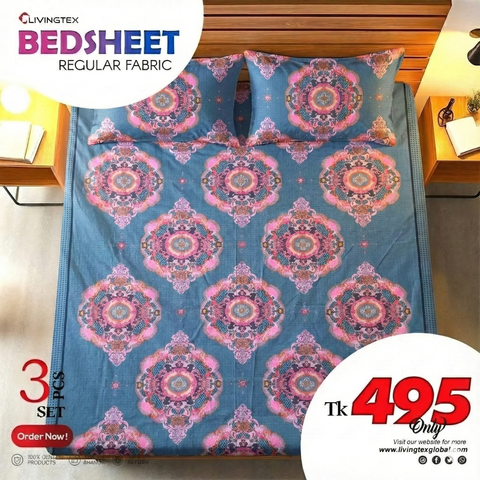 Regular Use King Size Cotton Bedsheet