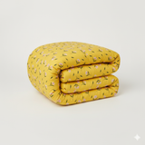 Gold Oriental King Size Comforter
