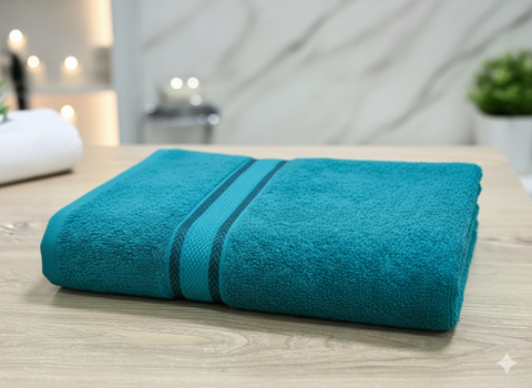 Turquoise Bath Towel 60 X 120 CM