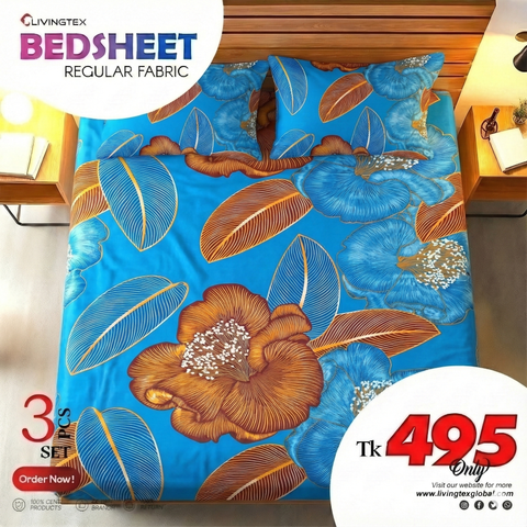 Regular Use King Size Cotton Bedsheet