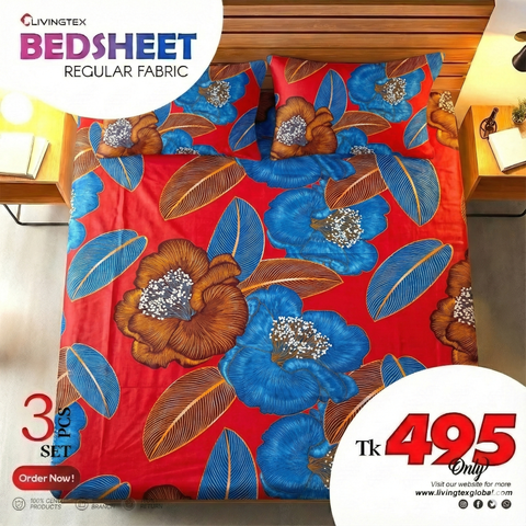 Regular Use King Size Cotton Bedsheet
