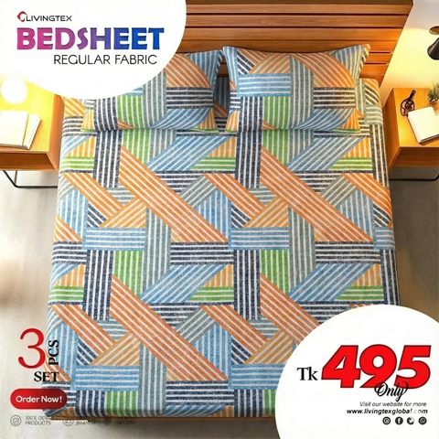 Regular Use King Size Cotton Bedsheet