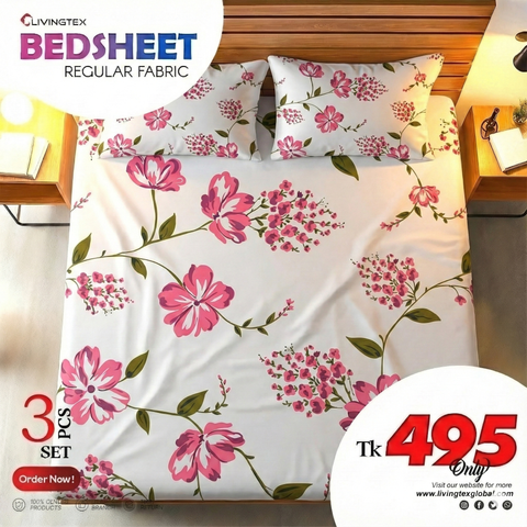 Regular Use King Size Cotton Bedsheet