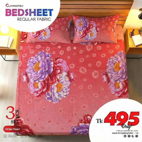 Regular Use King Size Cotton Bedsheet