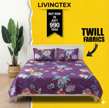 𝗥𝗼𝘆𝗮𝗹 𝗠𝗮𝗻𝗱𝗮𝗹𝗮 𝐊𝐢𝐧𝐠 𝐒𝐢𝐳𝐞 𝐁𝐞𝐝𝐬𝐡𝐞𝐞𝐭 (Twill Cotton)