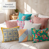 4 Pcs Assorted Pillow Cover Set (2 Pair Set)
