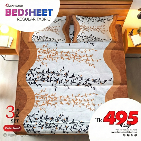 Regular Use King Size Cotton Bedsheet