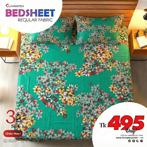Regular Use King Size Cotton Bedsheet