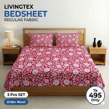 Regular Use King Size Cotton Bedsheet