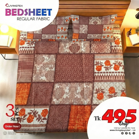 Regular Use King Size Cotton Bedsheet