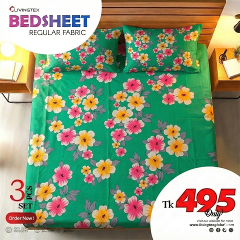 Regular Use King Size Cotton Bedsheet