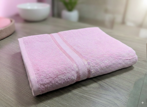 Pink Bath Towel 60 X 120 CM