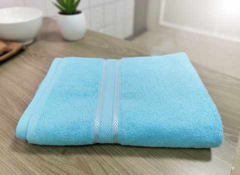 Sky Blue Bath Towel 60 X 120 CM
