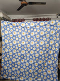 Daisy Chain Blue Comforter
