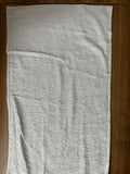 Gym Towel White 13X21 Inch