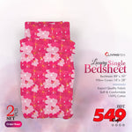100% Cotton Single Size Bedsheet