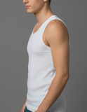 3 PC's Men's White Vest