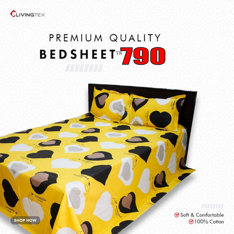 100% Cotton King Size Bed Sheet