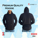 Solid Color Pullover Hoodie Set (4 Pcs)