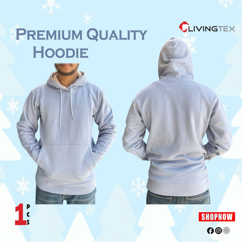 Solid Color Pullover Hoodie