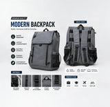 Multi-Pocket Anti-Theft Laptop Backpack (Imported)