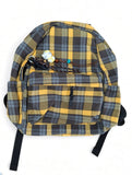 Campus Classic Plaid Backpack (Imported)