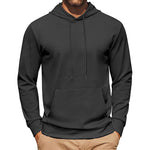 Solid Color Pullover Hoodie