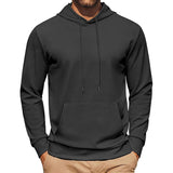 Solid Color Pullover Hoodie