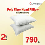 Poly Filler HEAD PILLOW 18″X 26″ (2 Pcs)