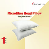 Microfiber Plush Soft Head Pillow 18″x 26″