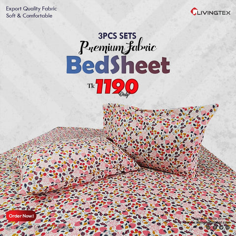 King Size Bedsheet (3 Pcs Set)