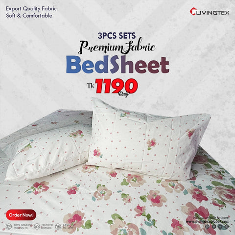 King Size Bedsheet (3 Pcs Set)