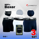 3 Pc's Men's Premium Boxer (Solid Color)