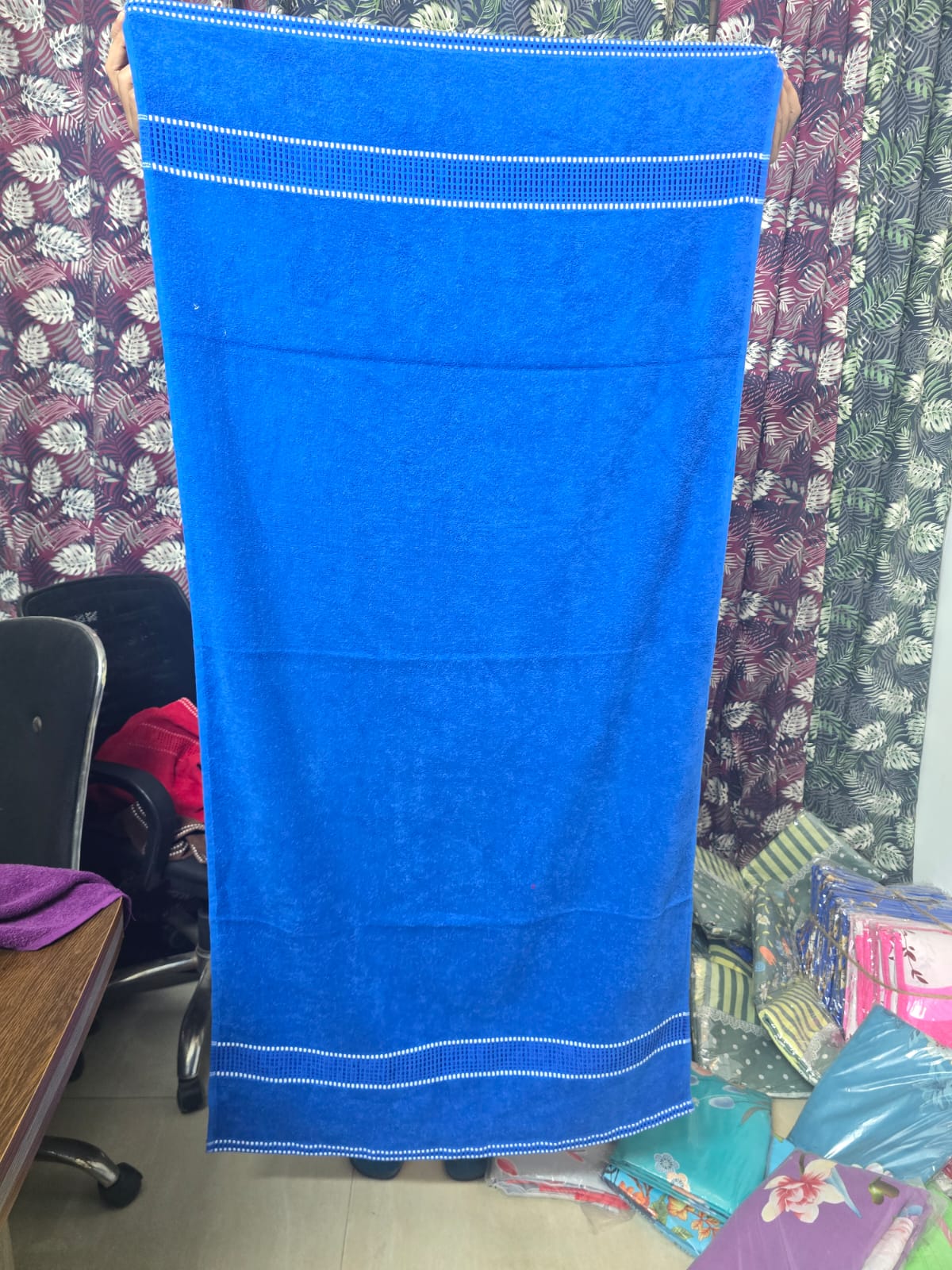 Bath Towel Royal Blue 70 X 140 CM